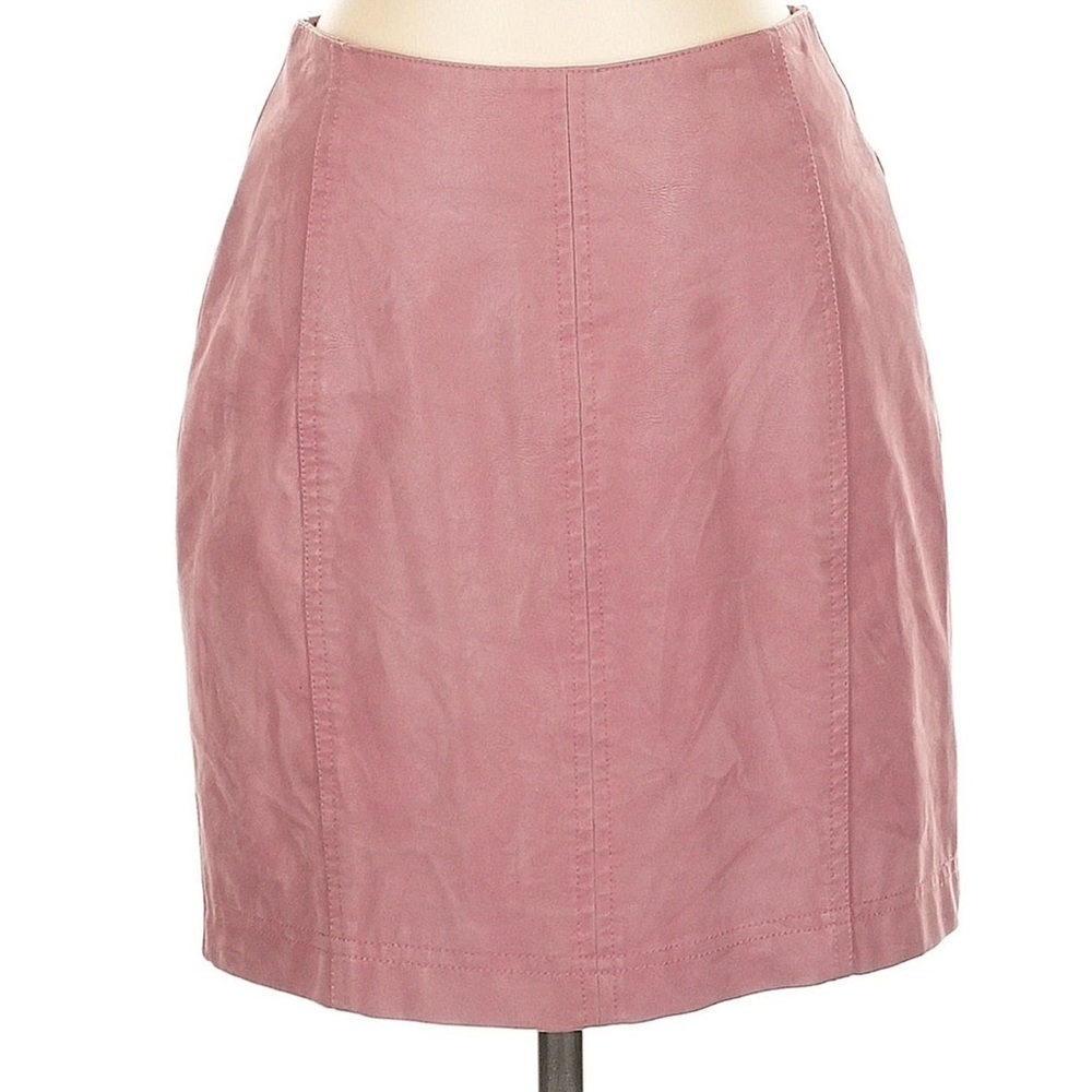 Free People Pink Mini Skirt